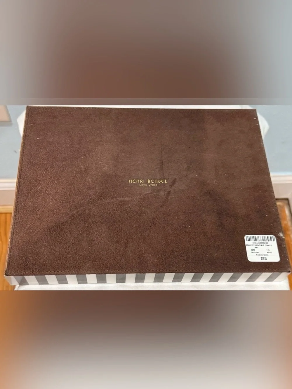 Henri Bendel Illustrated Lacquer Beauty Trinket Tray Catch-All NWT